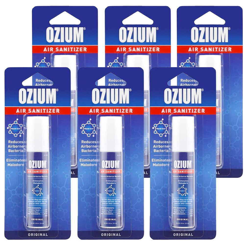 Ozium Spray 0.8oz 6 Pack Display